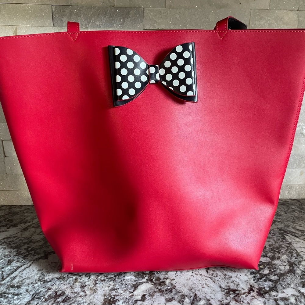 Disney Parks Minnie Mouse Reversible Bow Tote